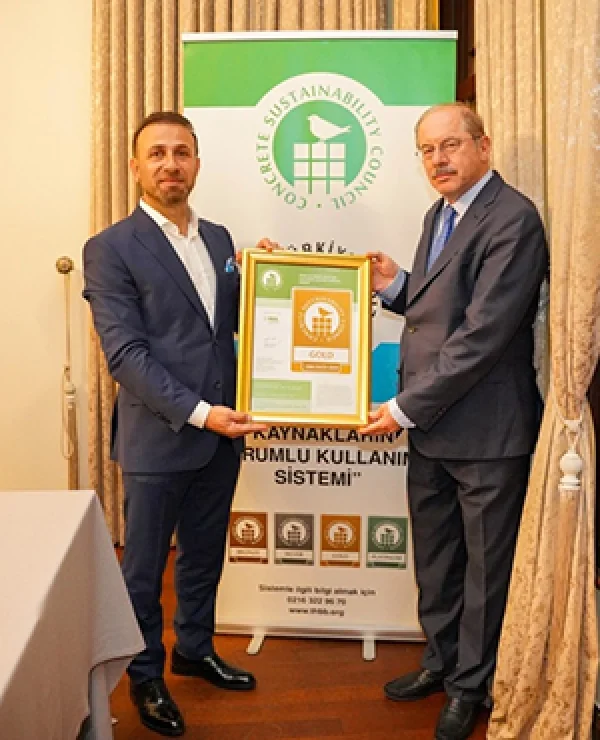Albayrak Concrete, Altan Concrete, and Alton Aggregate Plants were awarded the “Gold” level CSC certificate by the Concrete Sustainability Council.